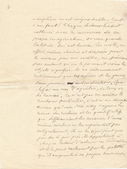 SULLY PRUDHOMME sur l'illustration textes littéraires manuscrit autographe signé