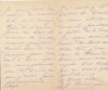 Jules ARMINGAUD compositeur 2 lettres autographes manuscrits Félicien David !