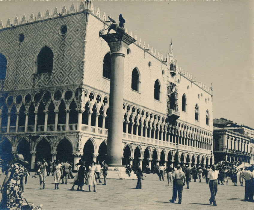 Venise Italie 4 photographies Saint Marc Statue vue plongeante