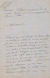 Paul-Narcisse SALIÈRES peintre lettre autographe retour oeuvre Belgique