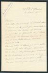 Marthe d’ARLOT DE CUMONT comtesse Fels lettre autographe signée à propos Mauriac