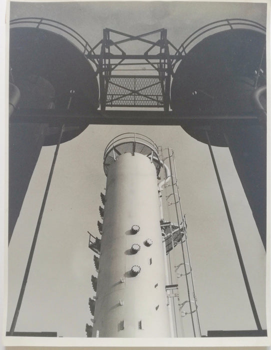 Photographie photo Industrie pétrole Rouen grand tirage argentique époque 