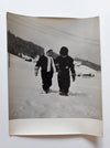 Enfants neige Denise Bellon tirage argentique époque v. 1940 photo