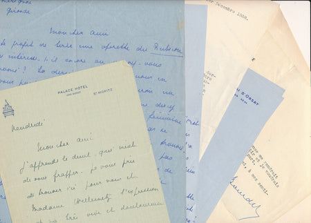 théâtre Edouard BOURDET 7 lettres à Albert WILLEMETZ Yvonne Printemps Rubicon