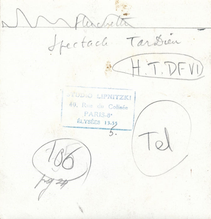 photographie Jean Tardieu, poète, traducteur répétition tirage argentique