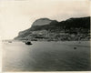 Photo Gibraltar vue du SS Empress of Scotland argentique époque v. 1910 bateau