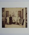 Equipe peintres métier Paris v. 1880 peinture bâtiments photographie albumine