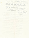 Jacques BOREL à Hubert JUIN Soleil rouge Pierre aveugle lettre autographe signée