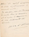 Max d'OLLONE Radio Matinale réunion lettre autographe signée compositeur