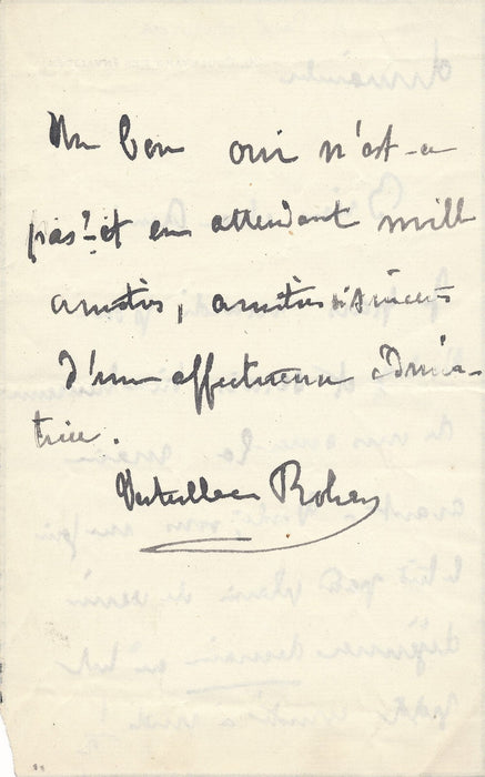 Duchesse DE ROHAN 2 lettres autographes signées 1 lettre dictée