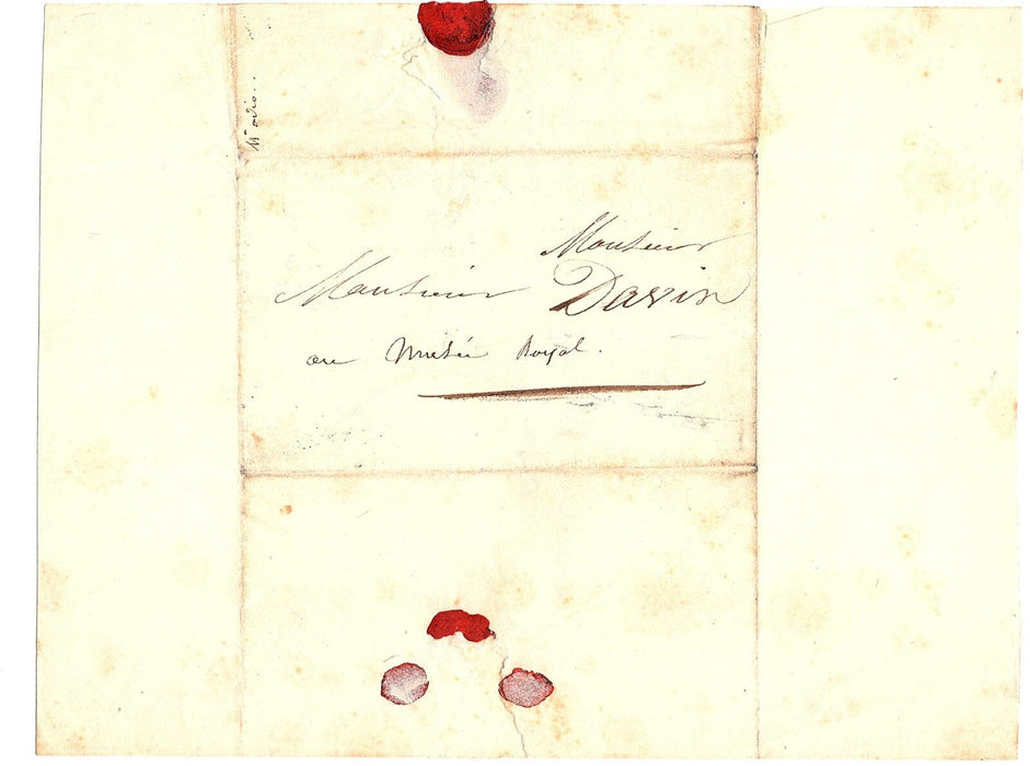 DANTAN aîné élève Gabriel Émile WIBAILLE 2 lettres autographes signées 1837