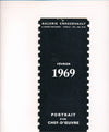 galerie Creuzevault dépliant exposition collective 1969 Portrait de l’autre