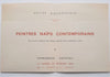 Peintres naïfs contemporains Invitation  Galerie 93 Paris 1964 biographies