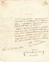Baron Pierre DARU à Auguste Rigaud ouvrage poésie Eylau Inquisition.. autographe