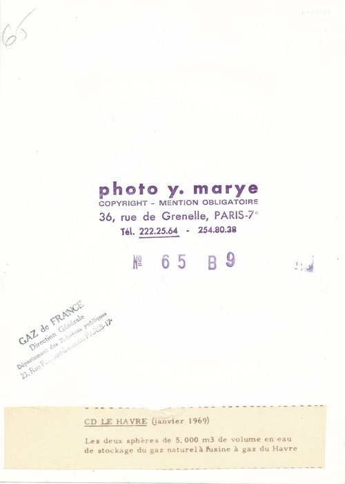 architecture gaz photo photographie Le Havre stockage sphère Y. Maryse 2