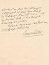 Littérature Histoire Louis Gillet lettre autographe signée éditeur Anatole Franc