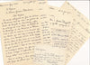 bel ensemble autographe Paul FORT 2 lettres 2 cartes 1 lettre épouse dédicace