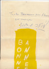 Josep VILATÓ RUIZ J. FIN pochoir original signé 1960 voeux envoi autographe