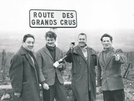 Vin : la tournée des grands crus photo photographie vintage début années 1970