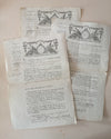 Ille-et-Vilaine 3 lettres signées paiement armée seigle Alexis LE GRAVEREND 1798