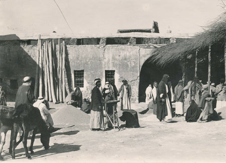 Marché au blé Syrie ? tirage argentique époque v. 1927-1929 photo photographie