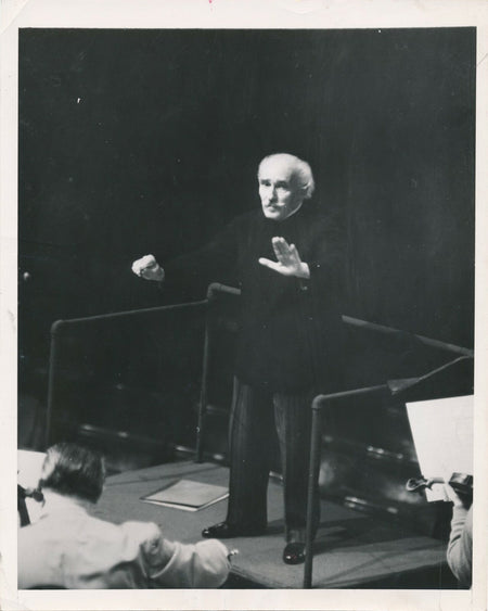 Arturo TOSCANINI chef orchestre italien photo photographie contretype 1951