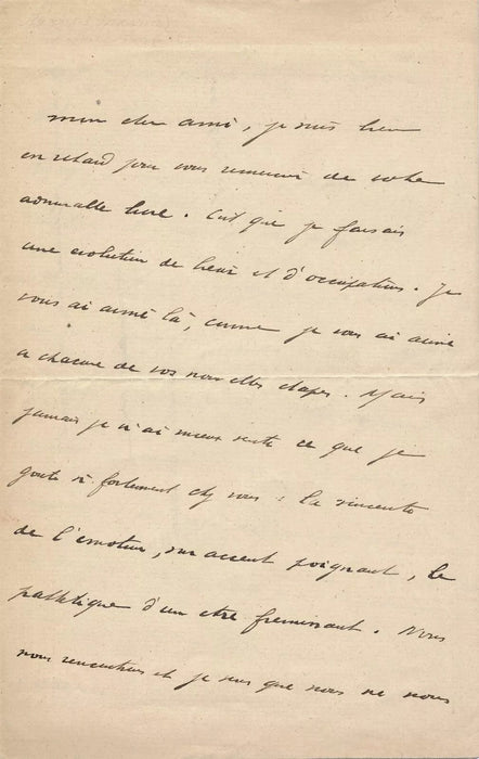 Maurice Barrès 6 lettres autographes 1 lettre signée Allemagne poste La Ramée