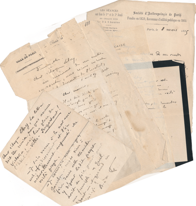 Abel HOVELACQUE correspondance politique 12 lettres à Alexis Lebey élections