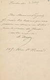 Alfred ARAGO peintre 3 lettres autographes signées Dubufe Rousseau