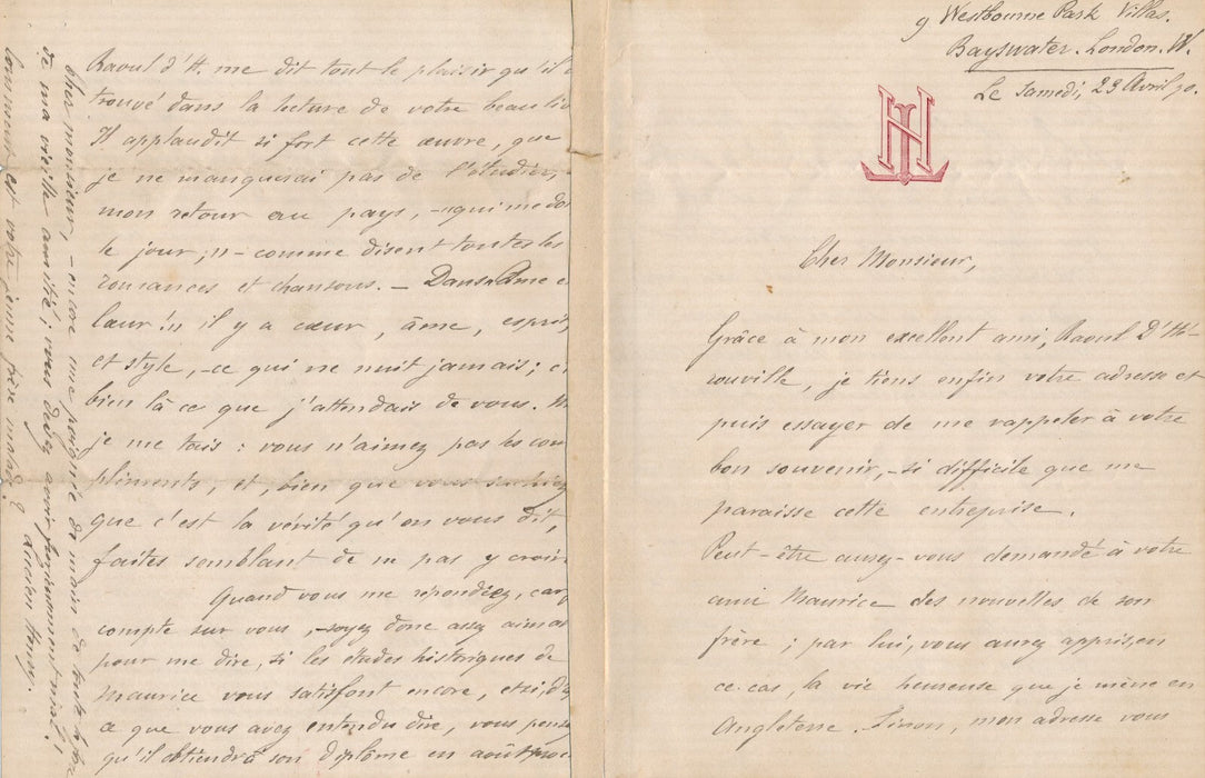 29 lettres élèves adressées à Joanni d Arsac éducation enseigant écrivain