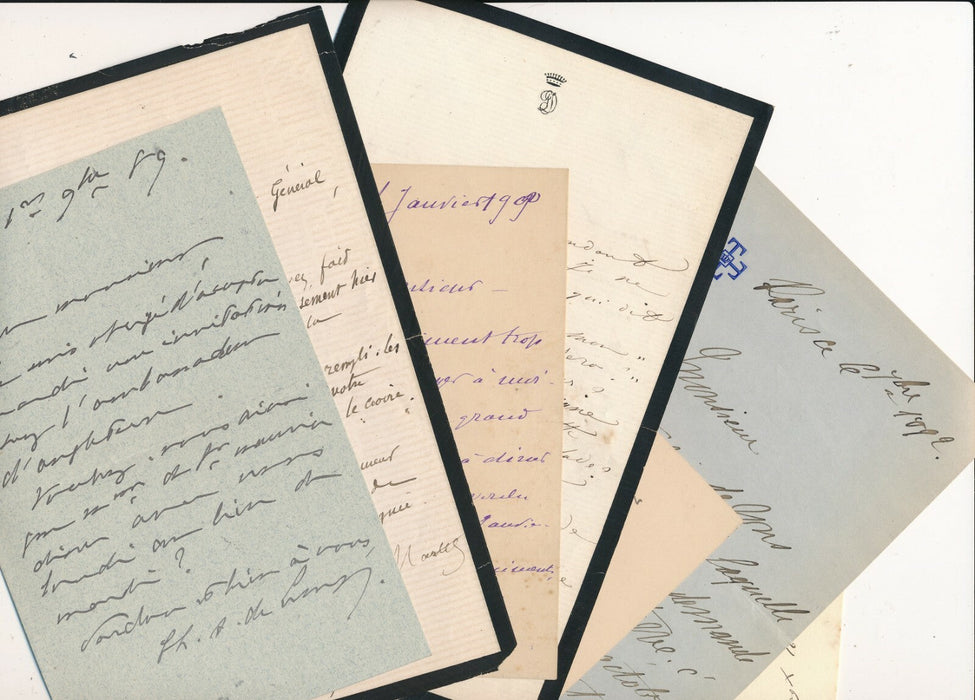 Droit justice politique 35 lettres autographes Henry du Buit Fourcade magistrats