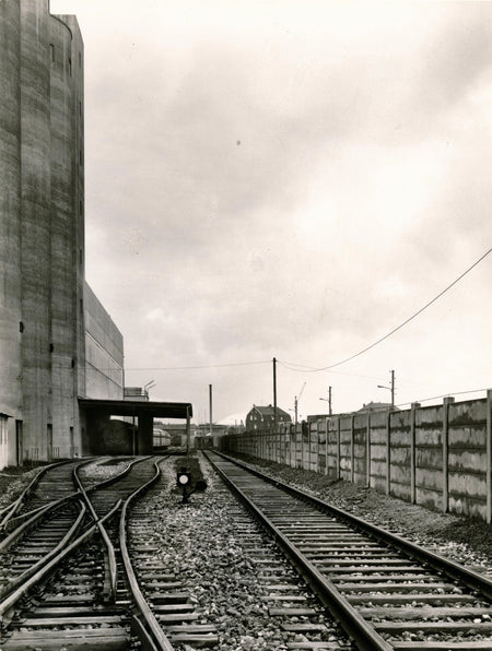 photo Gare architecture rails chemin de fer argentique époque Teriet Allemagne