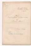 Manuscrit 1 texte de jeunesse 1844 Louis Enault (1824-1900) romancier 