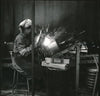 Photo Industrie gaz bonbonne ouvrier métier 6 contacts 6 x 6 cm années 70