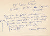 Ensemble autographes Louis Amade : Geo London Paul Fort René Clauss Bécaud