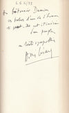 Aimé CÉSAIRE littérarure 4 dédicaces autographes signées 4 ouvrages reliés 1 E0