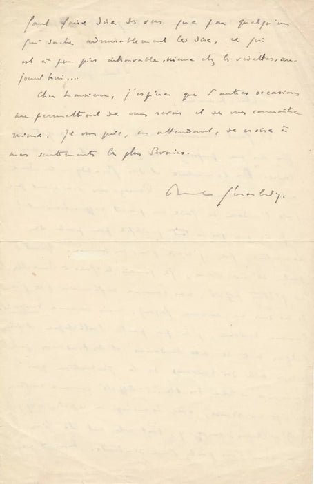 Paul GÉRALDY Geraldy 3 lettres autographes signées P. Fort Lamartine