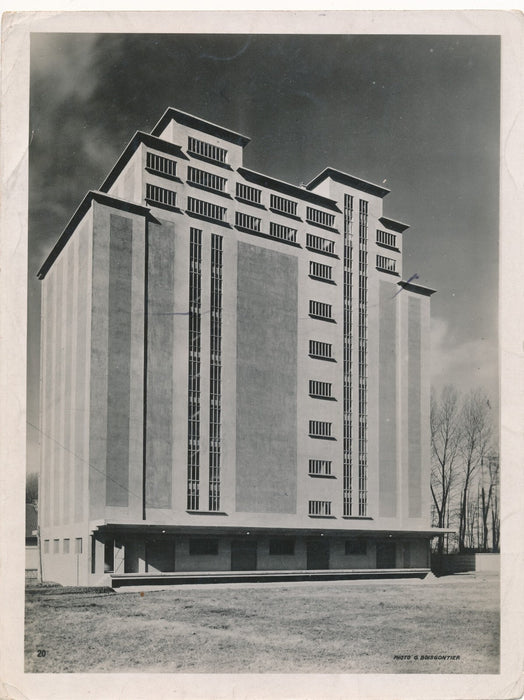 Silo de Sens, architecture agriculture photo photographie époque