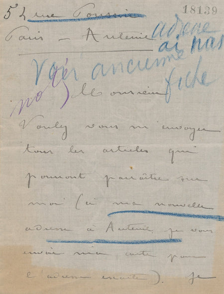 HÉBERT HAAG XIXe XXe siècles pianiste concertiste piano lettre autographe signée