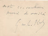 Gustave KAHN poète symboliste critique d’art 2 lettres et 2 cartes autographes