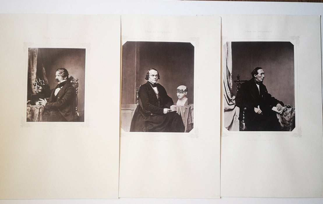 F. Hanfstaengl album Der Zeitgenossen 1975 22 photographies dont Liszt Wagner...