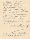 Gustave Fraipont 4 lettres autographes signées et 2 cartes Jambon Nadar humour