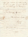 Jean-Baptiste BÉDARD violoniste Renne harpiste lettre autographe signée dédicace