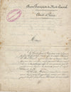Horace Vernet signature Mont-Carmel Comité Paris document peintre Craon Fernig