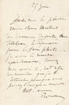 peintre Léon ROUSSEAU lettre autographe signée photographie peinture