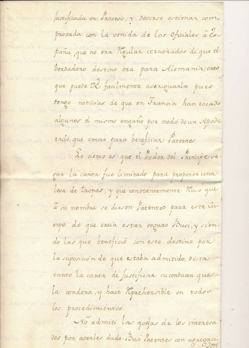 Pedro Pablo ABARDA DE BOLEA lettre signée ambassade espagne Bussy Ossun 1772