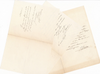 graveur Jules JACQUET 5 lettres autographes signées bel ensemble sur sa pratique