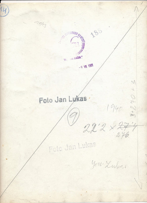 photo Jan Lukas (1915-2006) tchèque Etats-Unis tirage argentique époque vintage
