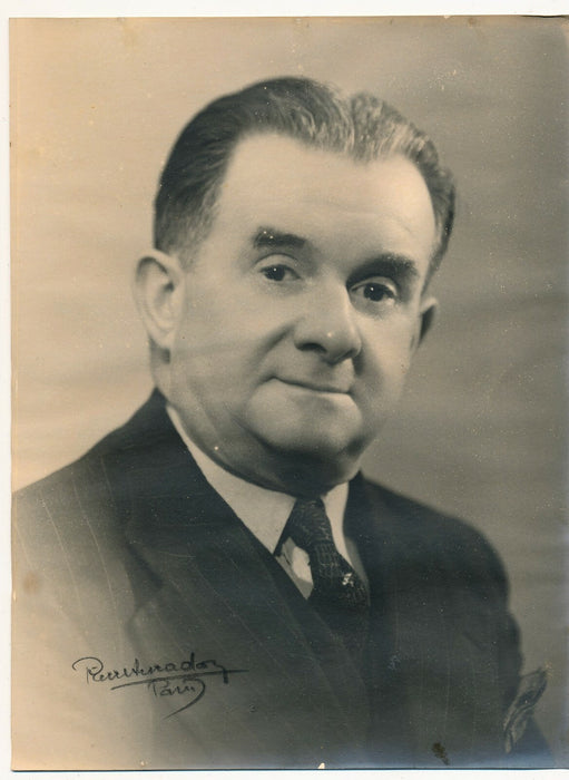 portrait Pierre AURADON v. 1950 2 photographie argentiques signés homme