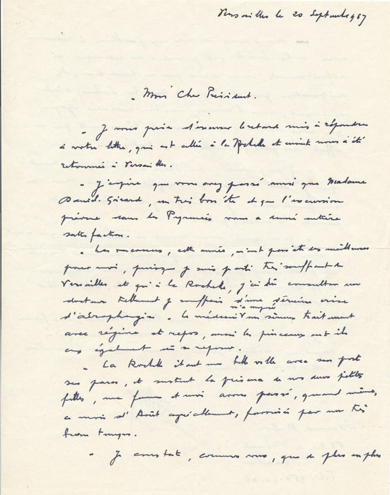 Édouard-Henri MULLER peintre Versailles lettres autographe signée salon d'Hiver